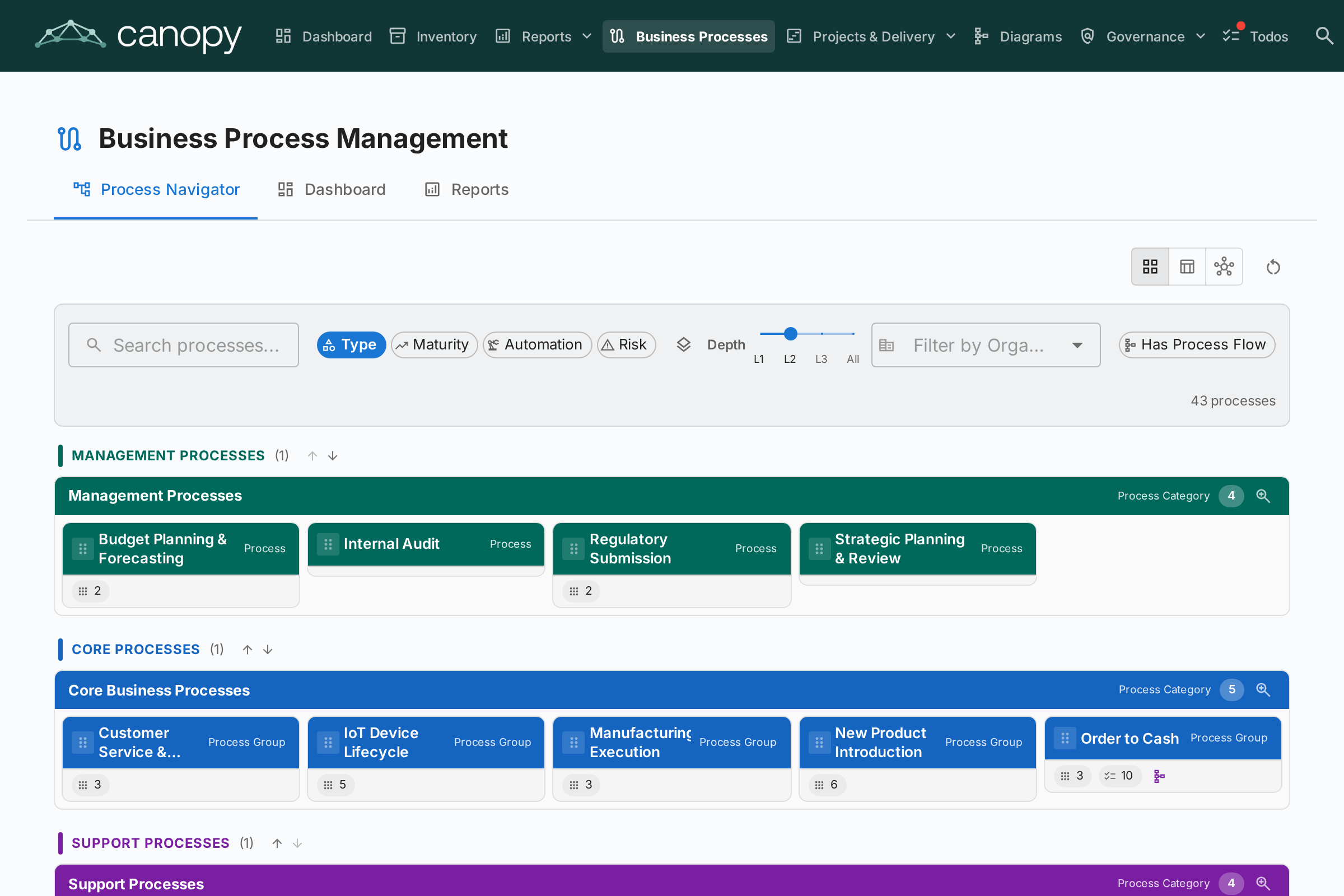 Business Process Navigator
