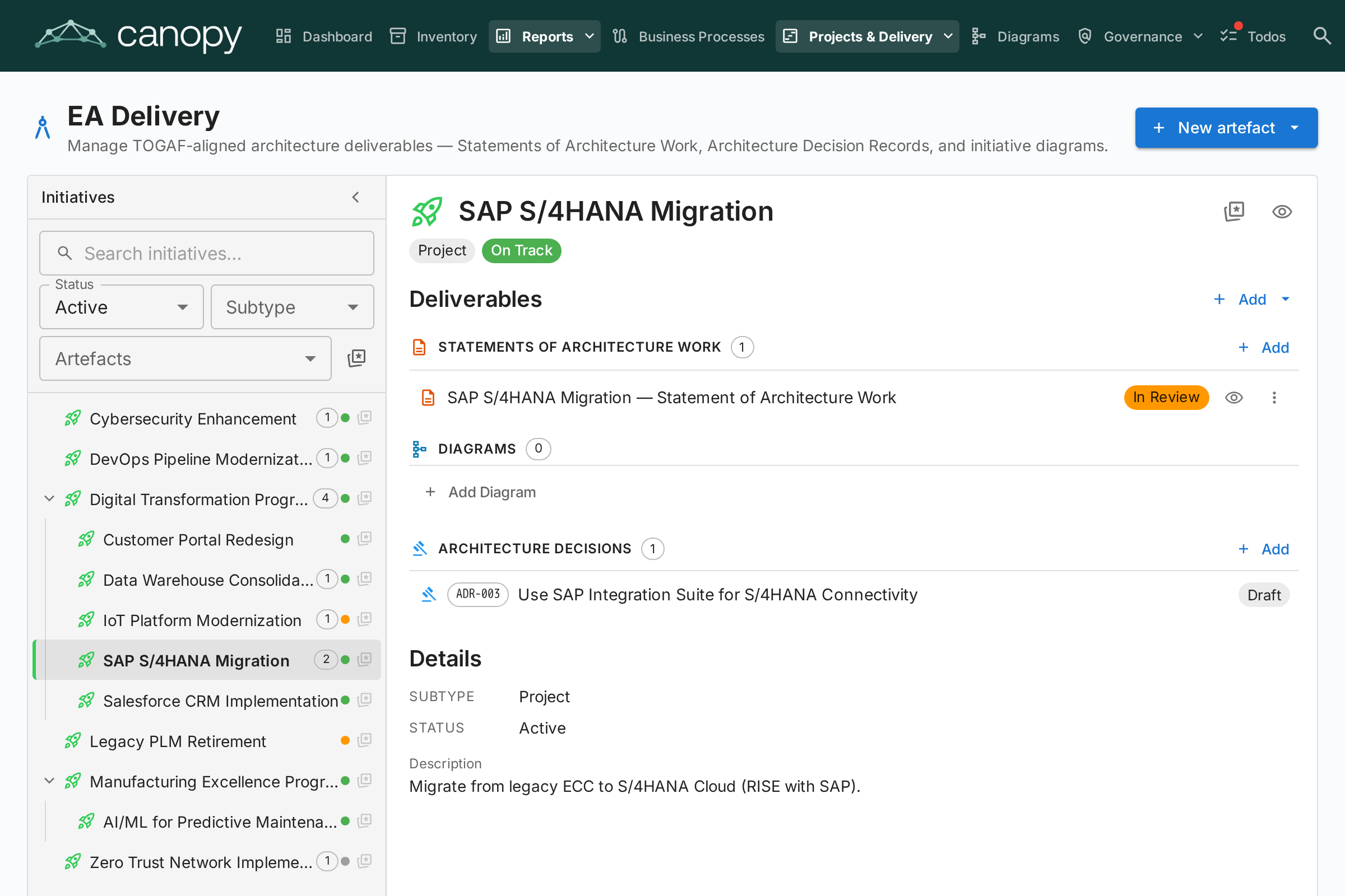 EA Delivery Management