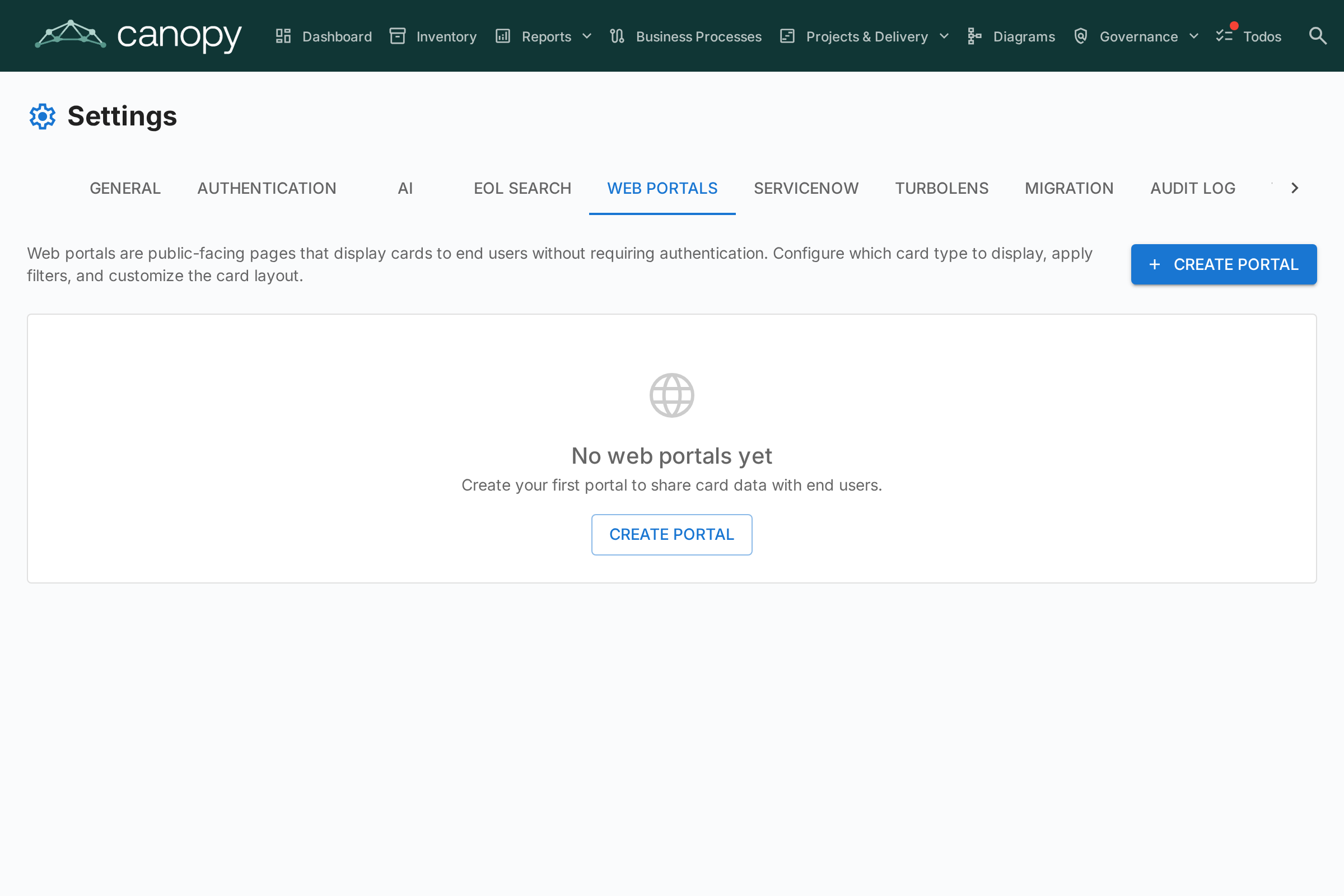 Web Portals Administration