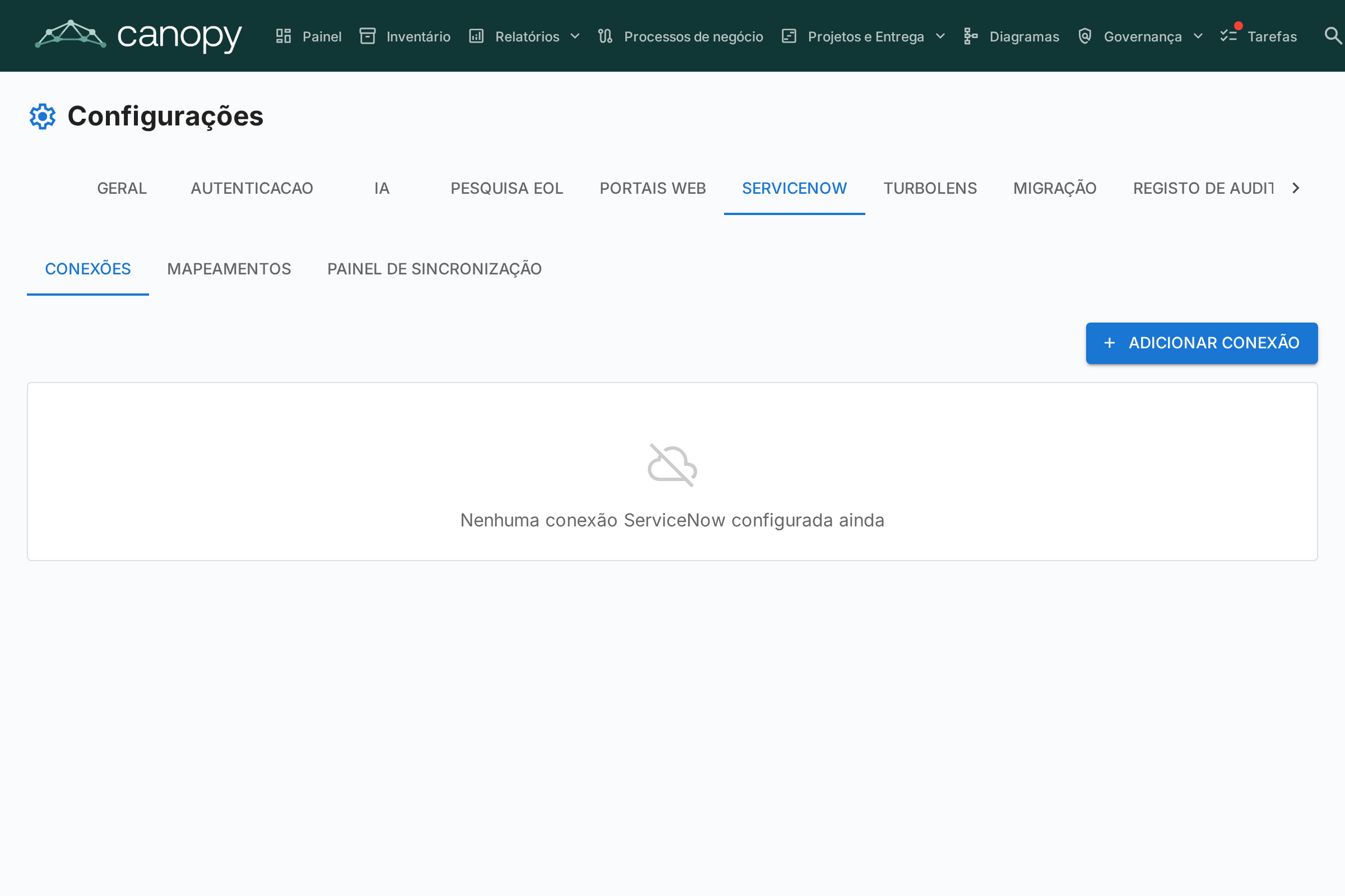 Integração com ServiceNow